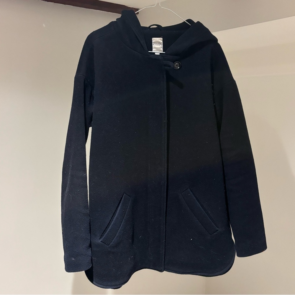 Twik Dark Navy Blue Wool Jacket